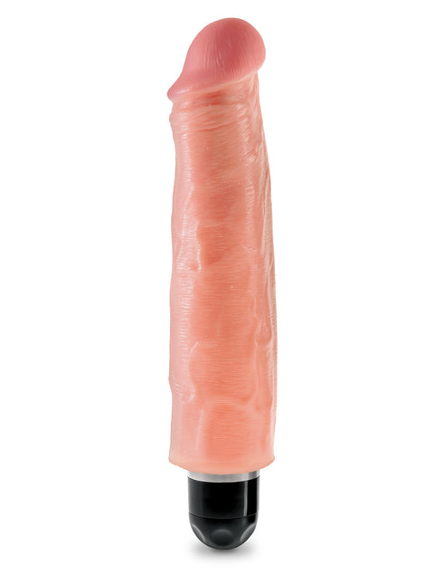 King Cock 7 in. Vibrating Stiffy White Flesh